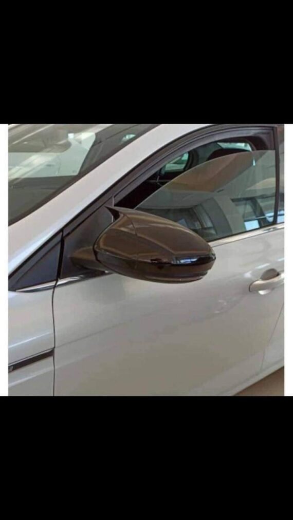 غطاء مرآة أسود باتمان