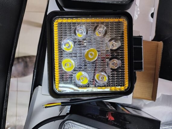 كشاف سيارة 9 LED FLASHER أصفر