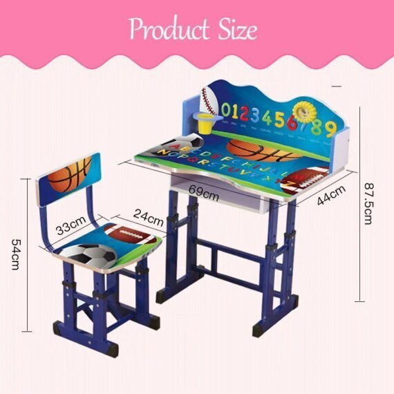 مكتب اطفال مع كرسي