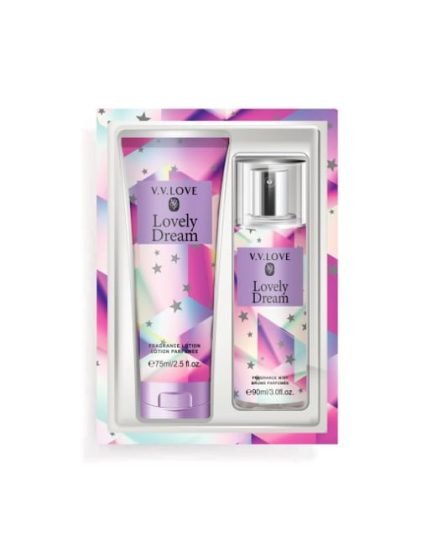 طقم V.VLOVE body lotion + body mist