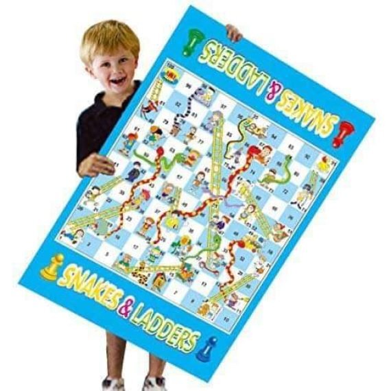 لعبة السلم والثعبان العملاقة للأطفال والكبار