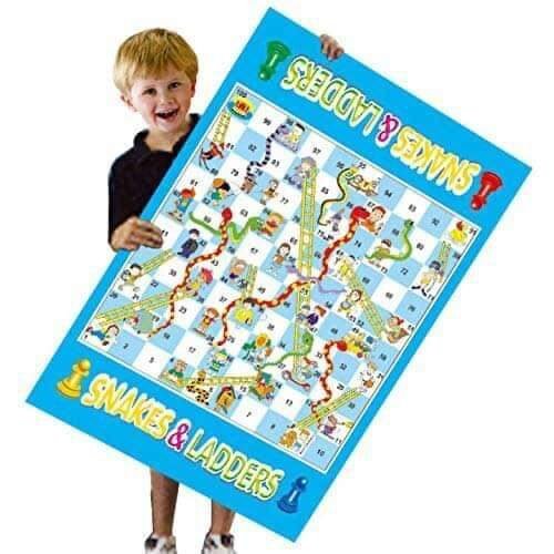 لعبة السلم والثعبان العملاقة للأطفال والكبار