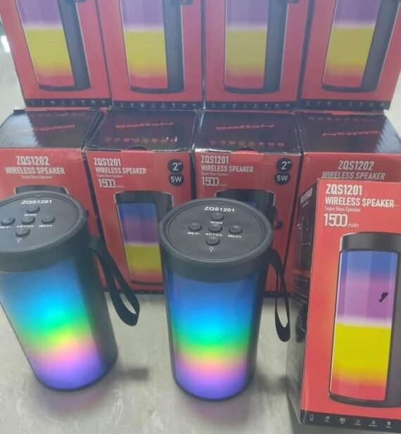 سبيكر بلوتوث مضيء RGB ZQS 1201