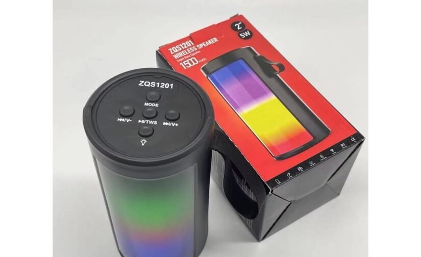 سبيكر بلوتوث مضيء RGB ZQS 1201