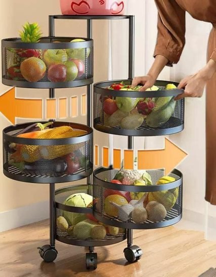 سلة خضار 5طبقات دائري