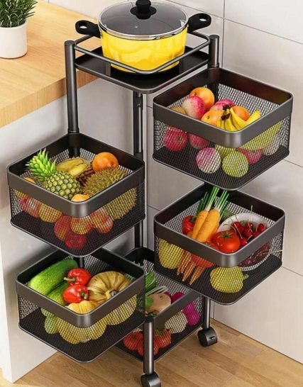 سلة خضار 5طبقات مربع