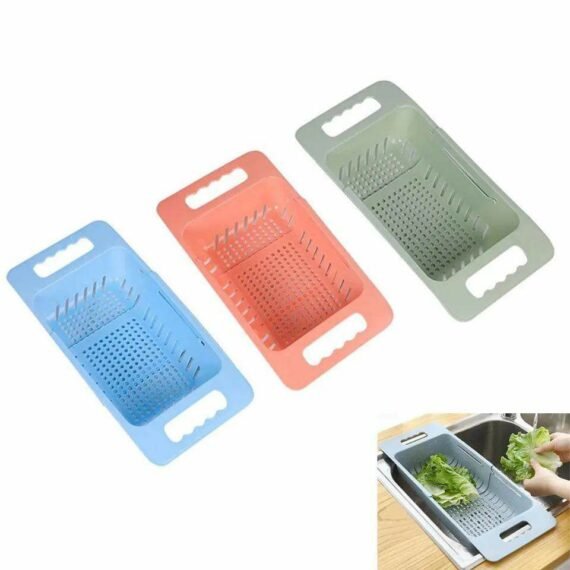 مصفاة حوض قابلة للطي متعددة الاستخدام