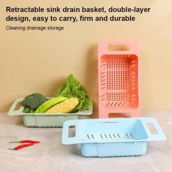 مصفاة حوض قابلة للطي متعددة الاستخدام