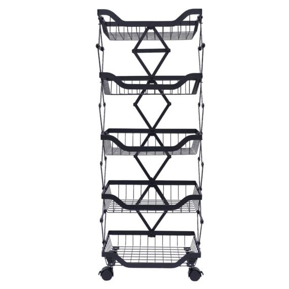 سلة الخضار والفواكه 5 طبقات