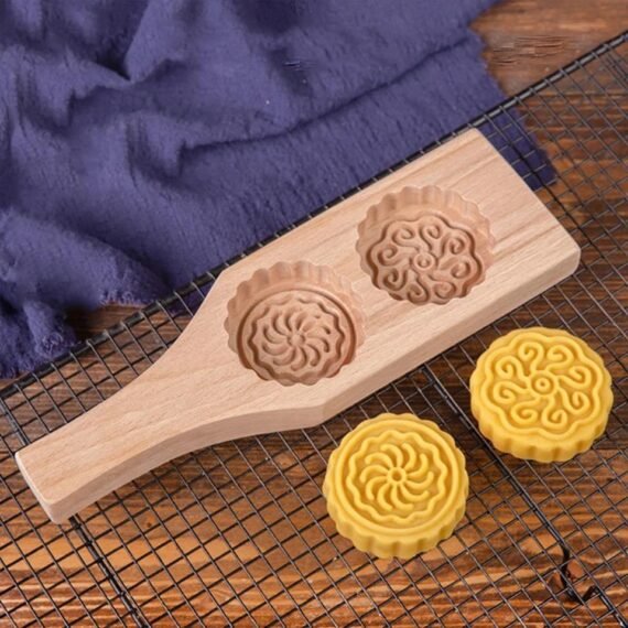 قالب معمول خشبي بطبعتين