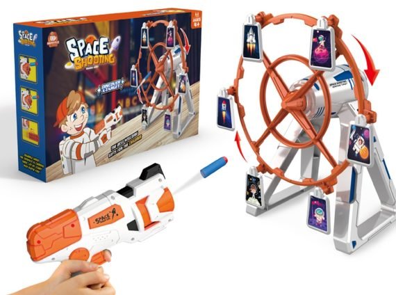 لعبة التصويب مع قرص دوار