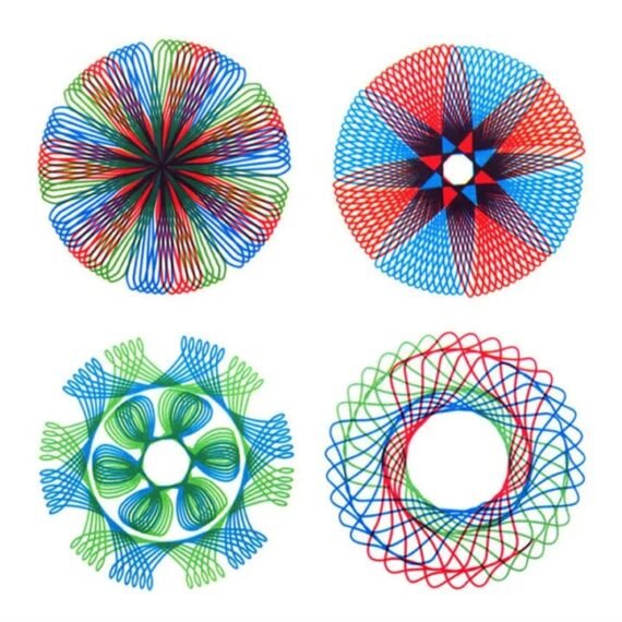 مجموعة الرسم الحلزوني للأطفال Spirograph