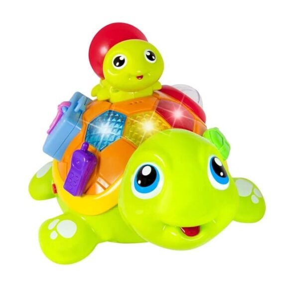 لعبة السلحفاة الموسيقية المضيئة للأطفال
