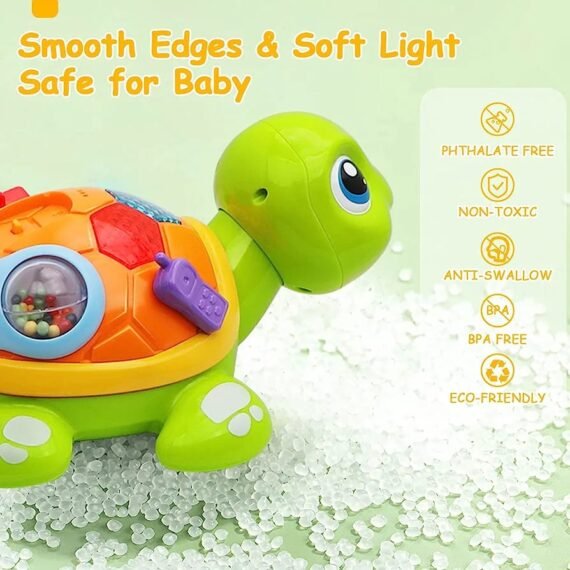 لعبة السلحفاة الموسيقية المضيئة للأطفال